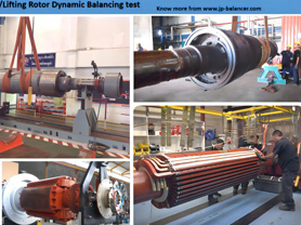 JP Universal Balancing machine for Large motor industry Generator Rotor Lifting Rotor