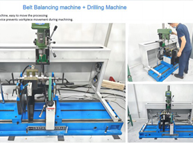 Crankshaft Balancing Machine with Drilling Unit for Unbalance Correction
