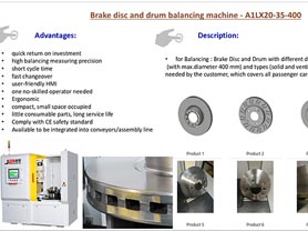 Brake Disc and Drum Automatic Balancing Machine