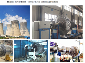 Steam Turbine Rotor Balancing Machine for Power Plant