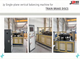 JP INDUSTRIAL TRAIN BRAKE DISC BALANCING MACHINE