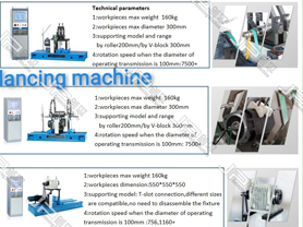 CNC Machine Tool Spindle Balancing Machines