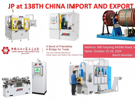 Welcome to 138th Canton Fair---JP Balancing Machines