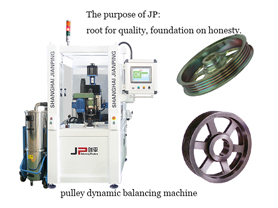 High efficiency and high quality pulley balancing machine